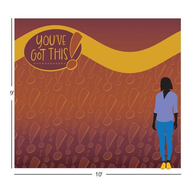 TEAM FAMILY-YOU'VE GOT THIS! PHOTO-OP FABRIC BACKDROP (10' X 9')