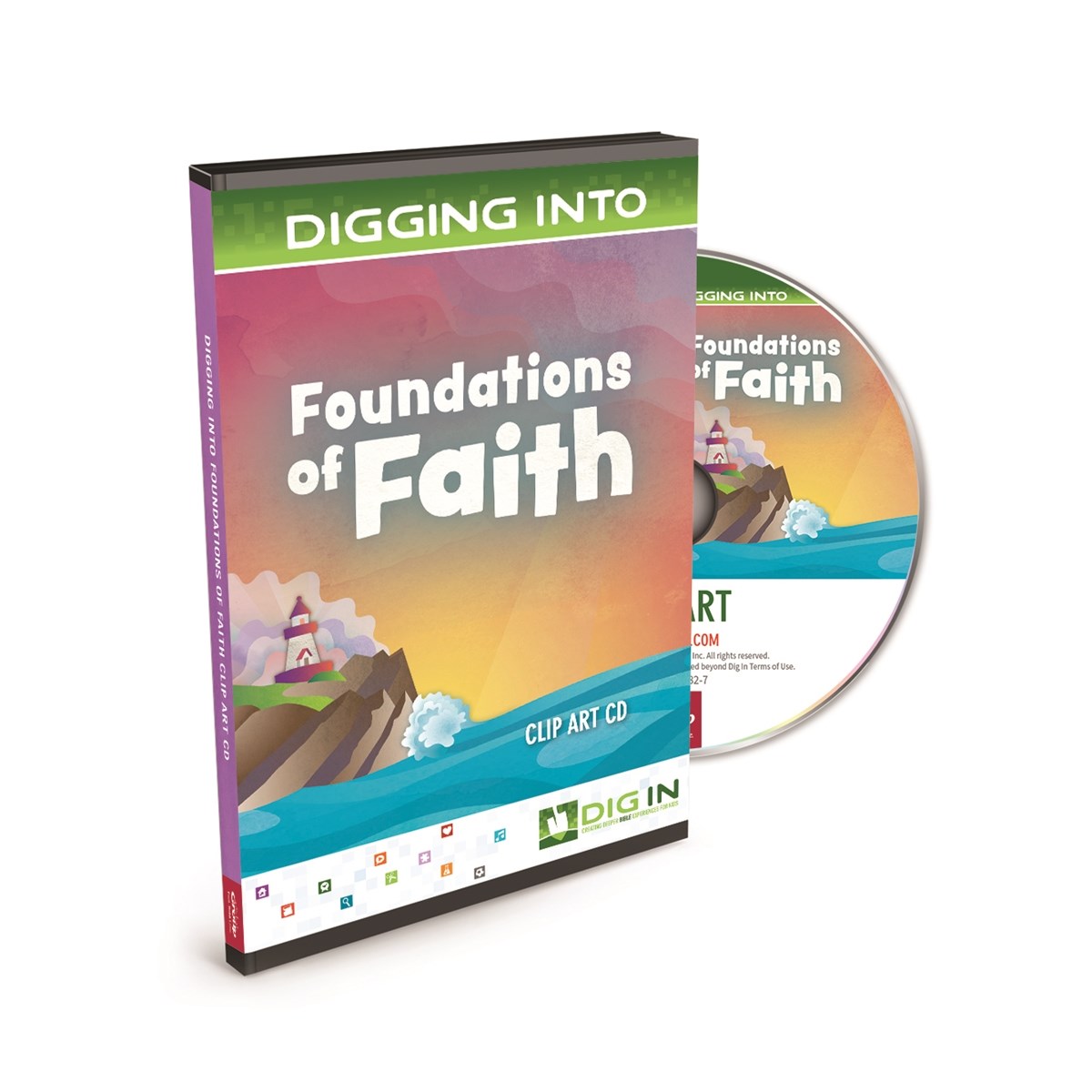 DIG IN, FOUNDATIONS OF FAITH CLIP ART CD