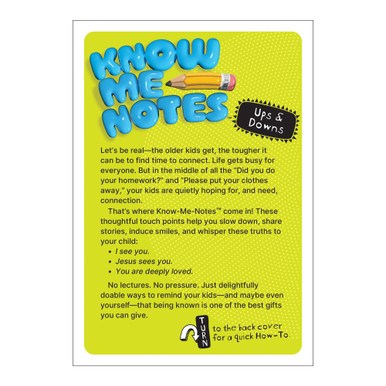 KNOW-ME-NOTES: UPS AND DOWNS (10 PACK)