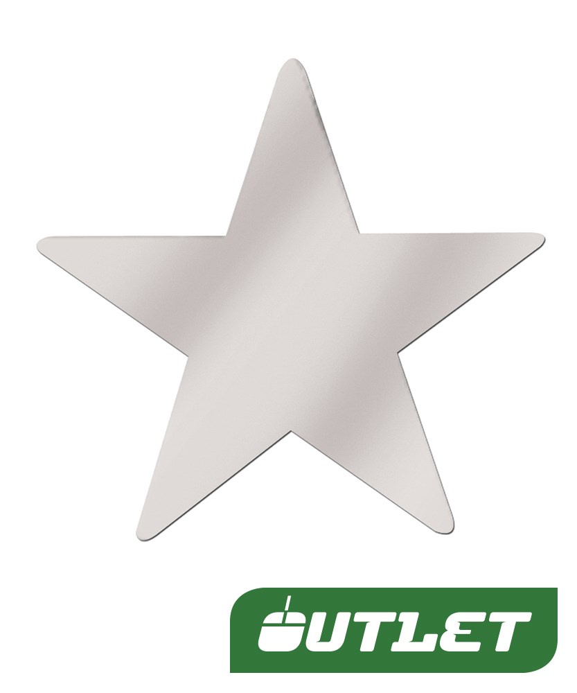 VBS-JUMBO FOIL STAR SILVER (20")