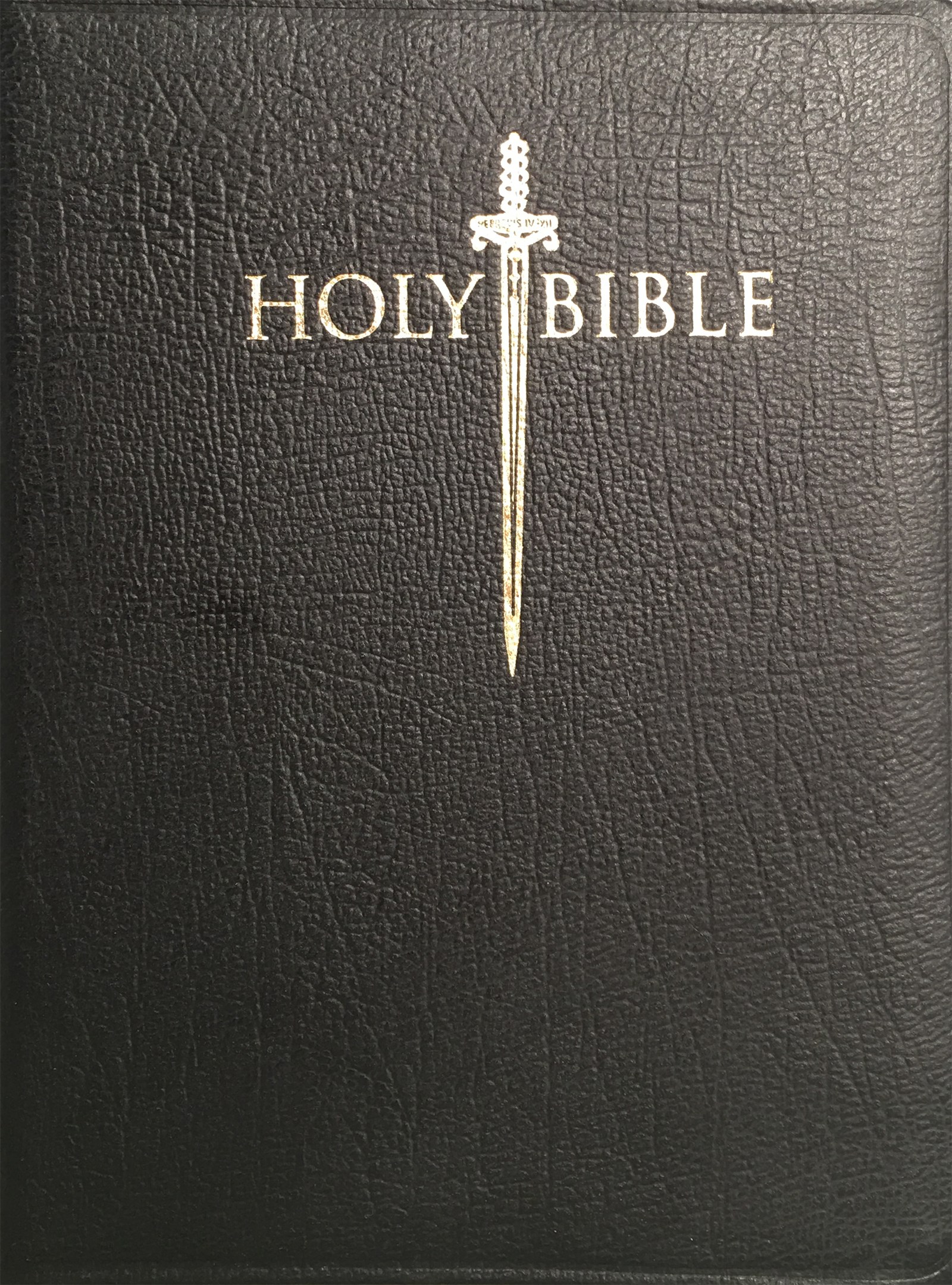 Kjv Sword Study Bible/Personal Size Large Print-Black Genuine Leather ...