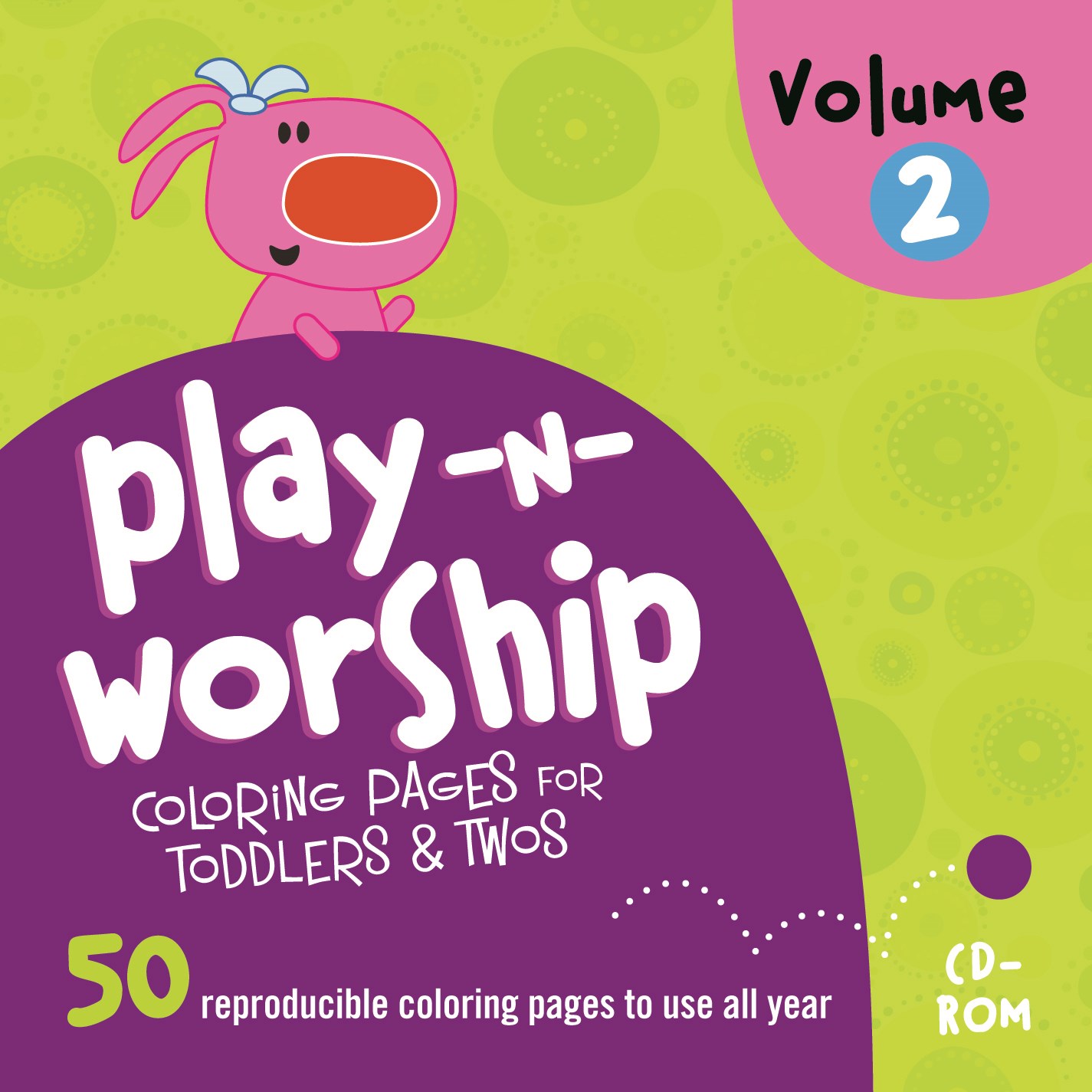 PLAY-N-WORSHIP FOR TODDLERS & TWOS COLORING PAGES CD-V2