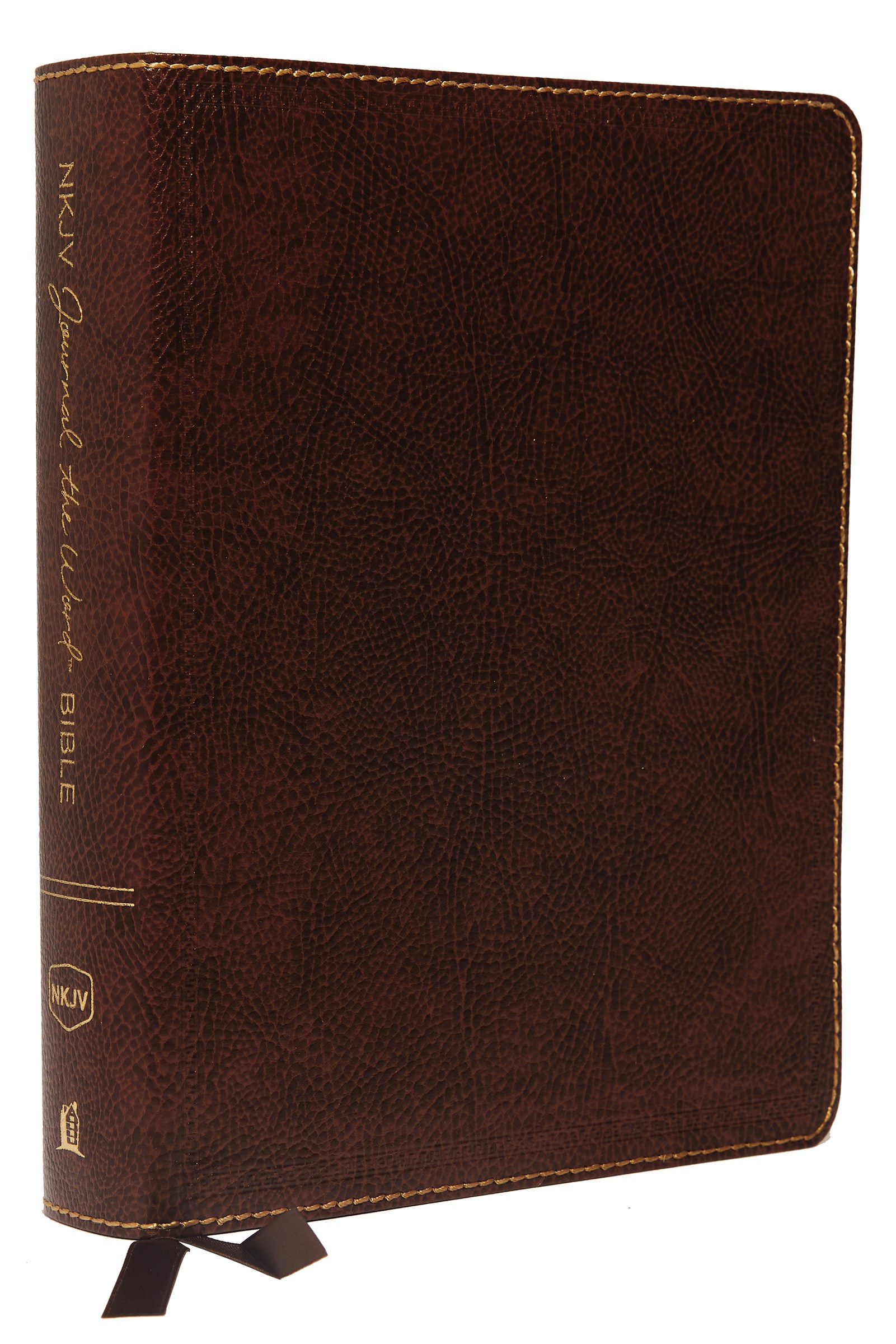Nkjv journal the word bible large print brown bonded leather 
