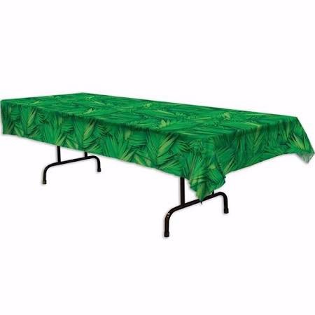 VBS-PALM LEAF TABLE COVER (54" X 108") (NR)