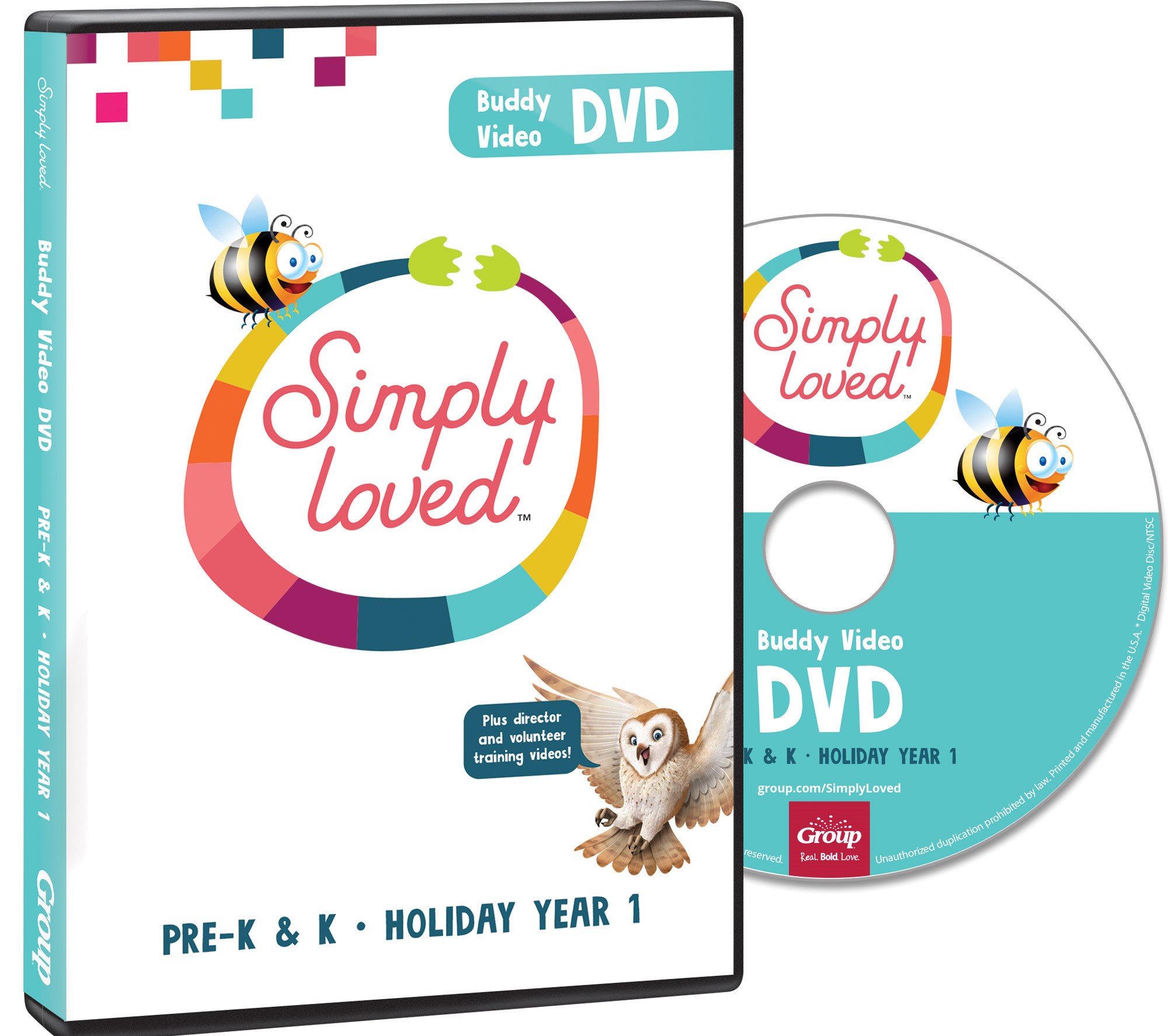 SIMPLY LOVED HOLIDAY PRE-K & K TEACHING DVD-YEAR 1