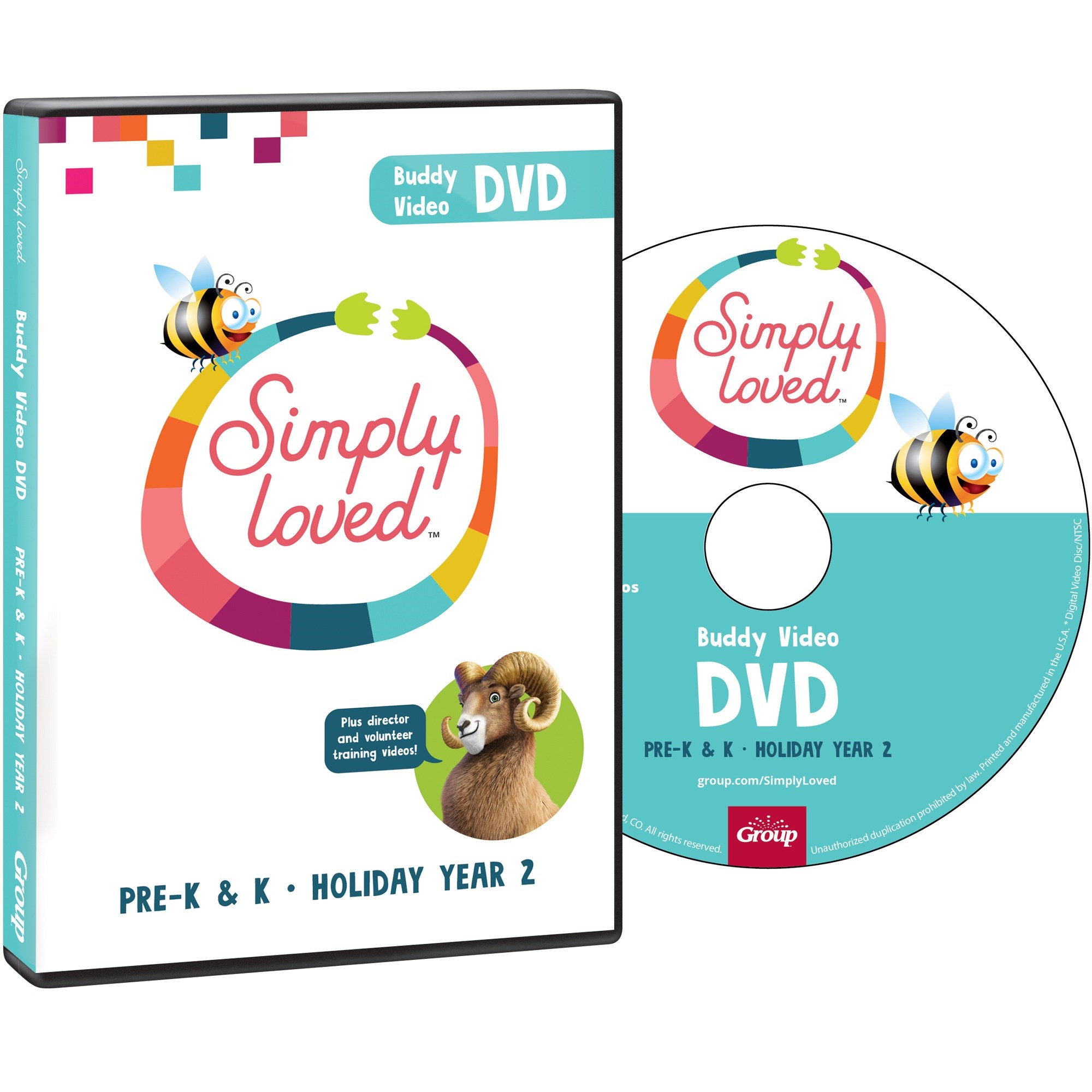 SIMPLY LOVED HOLIDAY PRE-K & K TEACHING DVD-YEAR 2