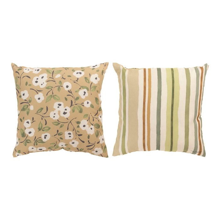 {=Pillow-Brown-Green Fields-Climaweave (18" x 18")}