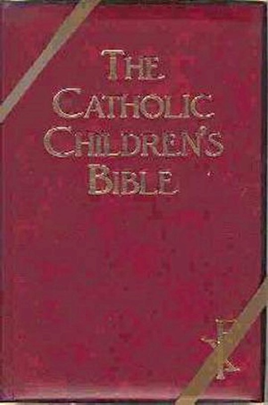 {=The Catholic Children's Bible-Padded Maroon Imitation Leather}