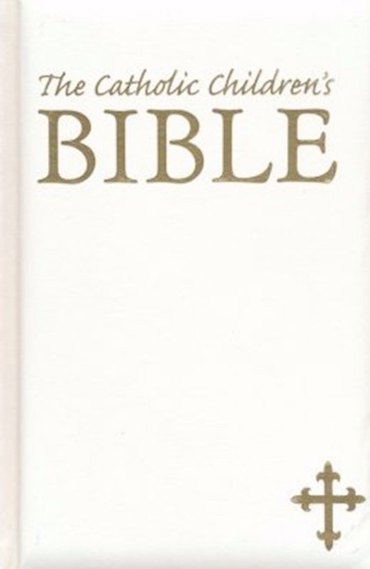 {=The Catholic Children's Bible-White Imitation Leather}