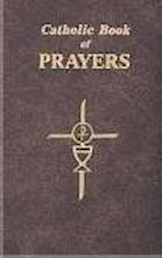 {=Catholic Book Of Prayers-Brown Imitation Leather}