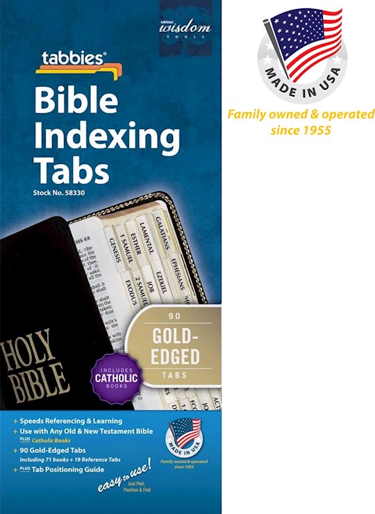 {=Bible Tab-Standard-Old & New Testament W/Catholic Books-Gold}