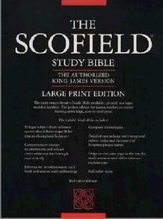 {=KJV Old Scofield Study Bible/Large Print-Black Bonded Leather Indexed}