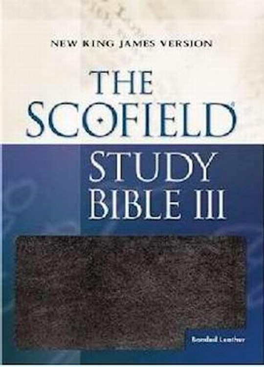 {=NKJV Scofield Study Bible III-Black Bonded Leather Indexed }
