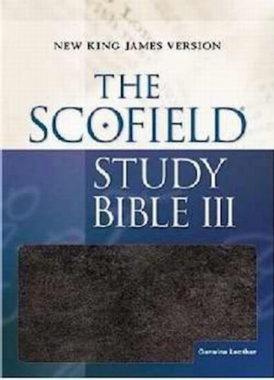 {=NKJV Scofield Study Bible III-Burgundy Genuine Leather Indexed}