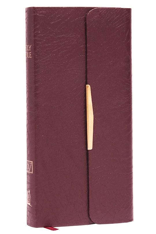 {=KJV Classic Companion Bible-Burgundy Bonded Leather w/Snap Flap}