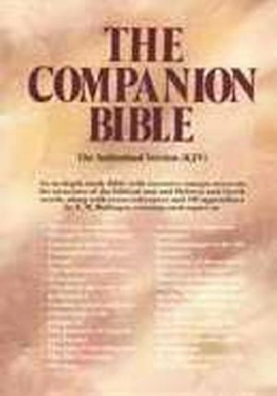 {=KJV Companion Bible-Black Genuine}