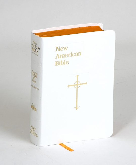 {=NABRE St. Joseph Edition Personal Size Bible-White Imitation Leather}