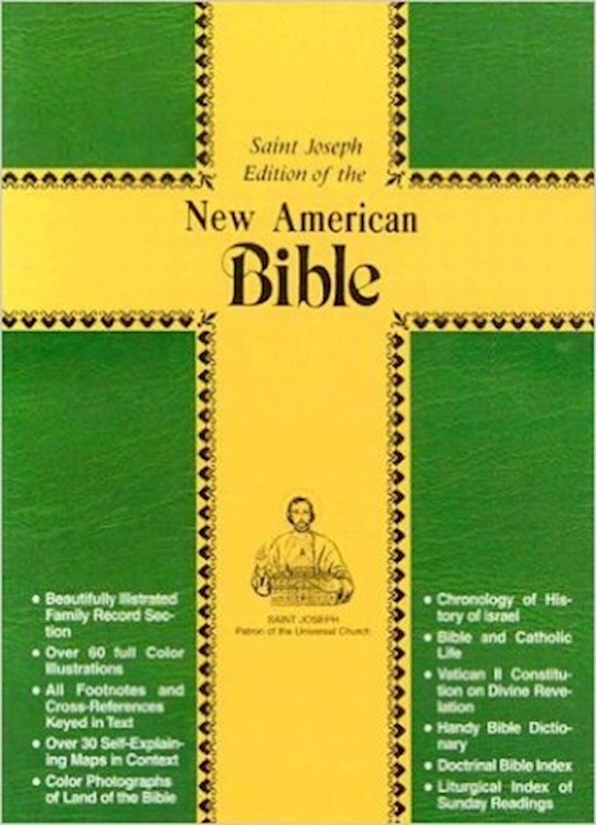 {=NABRE St. Joseph Edition Personal Size Bible-White Bonded Leather}