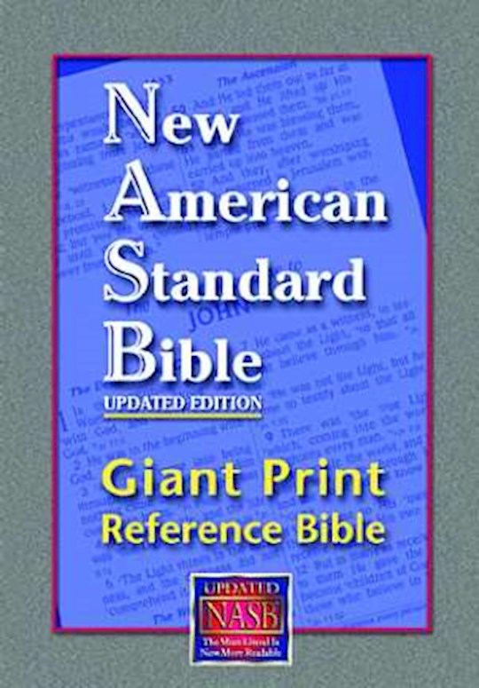 {=NASB 1995 Giant Print Reference Bible-Black Genuine Leather Indexed}