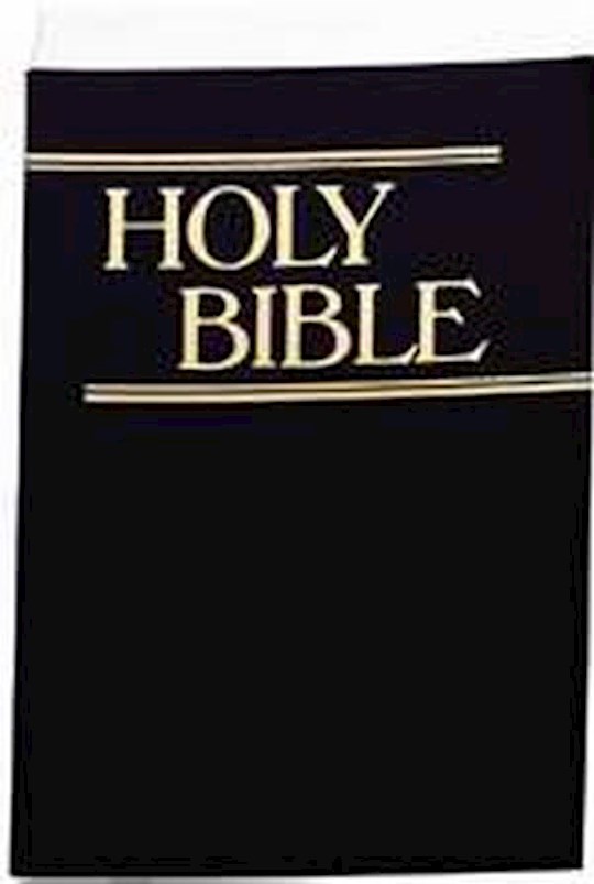 {=KJV Super Giant Print Bible-Black Softcover}