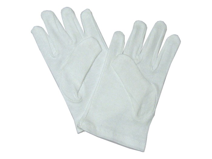 {=Gloves-Childs White Cotton-Medium}