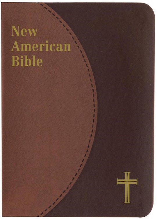 {=NABRE St. Joseph Edition Personal Size Bible-Brown Dura-Lux Imitation Leather}