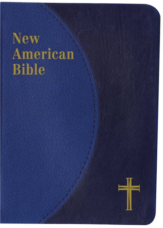 {=NABRE St. Joseph Edition Personal Size Bible-Blue Dura-Lux Imitation Leather}