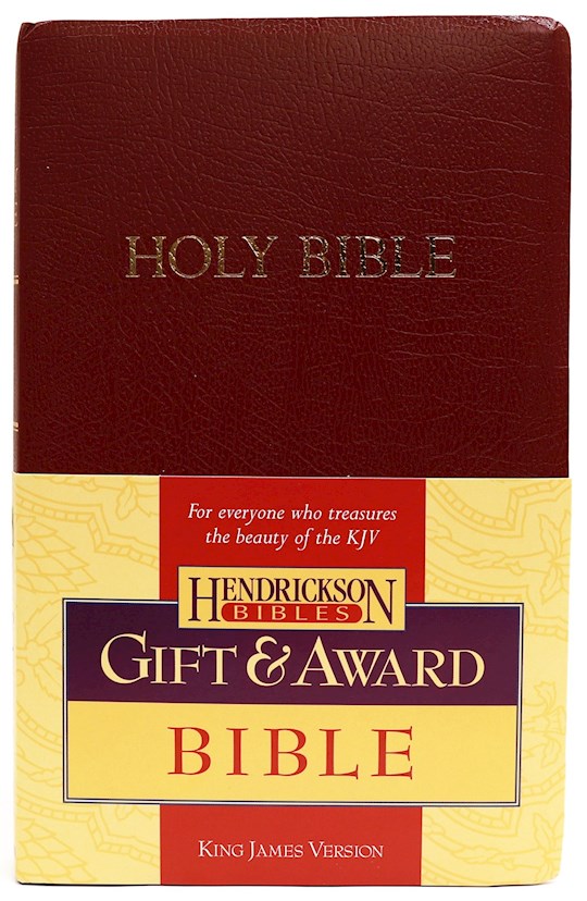 {=KJV Gift And Award Bible-Burgundy Flexisoft}