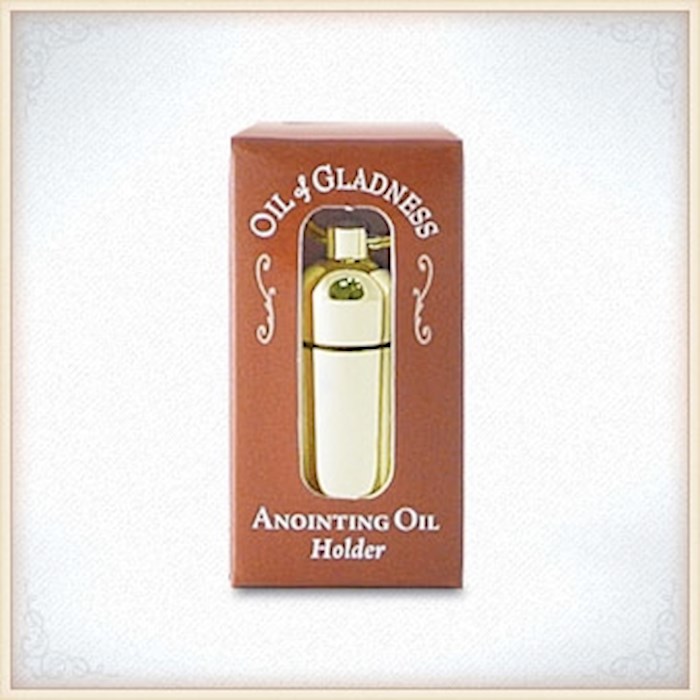{=Anointing Oil-Keyring Holder-Goldtone-Boxed}