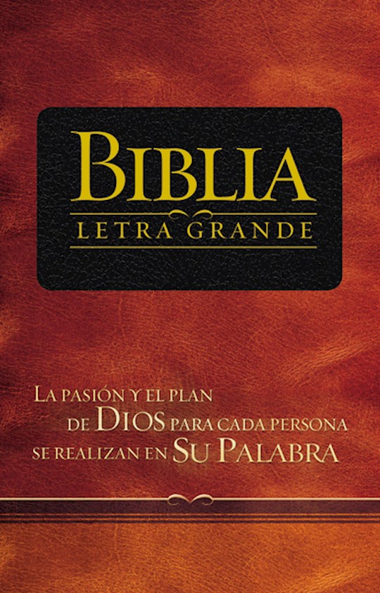 {=Span-RVR 1909 Large Print Bible-Black Imitation Leather}