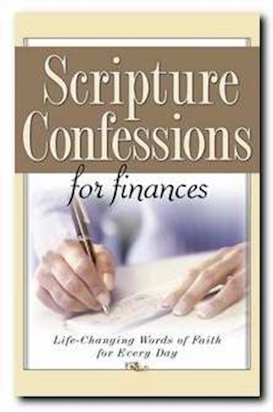 {=Scripture Confessions For Finances}