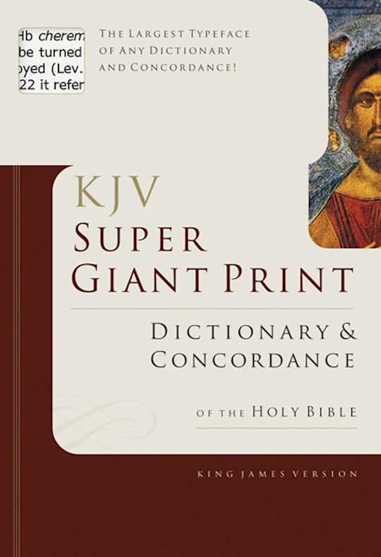 {=KJV Super Giant Print Dictionary & Concordance}