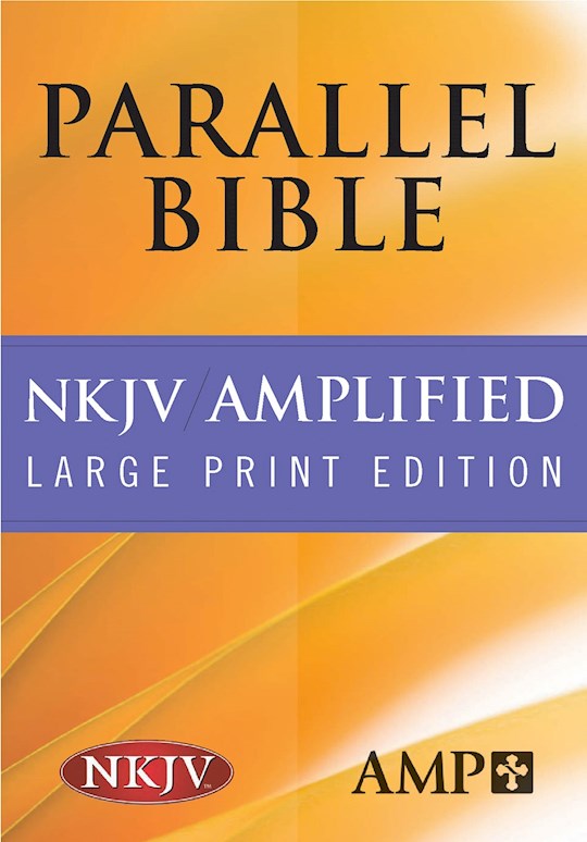 {=NKJV/Amplified Parallel Bible/Large Print-Black Bonded Leather}