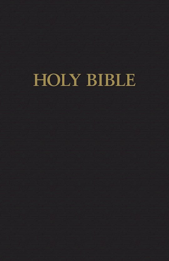 {=KJV Large Print Pew Bible-Black Hardcover }