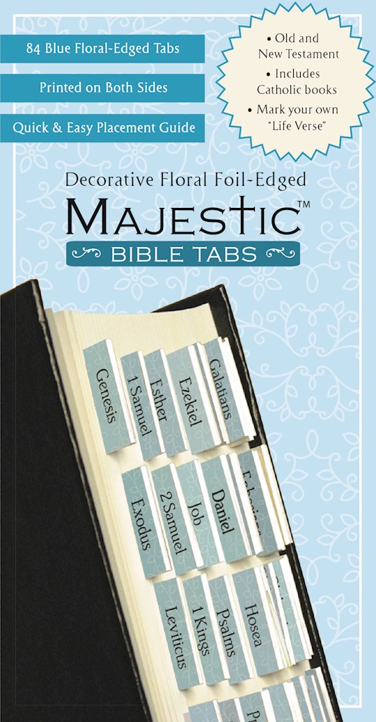 {=Bible Tab-Majestic-Floral Edged }