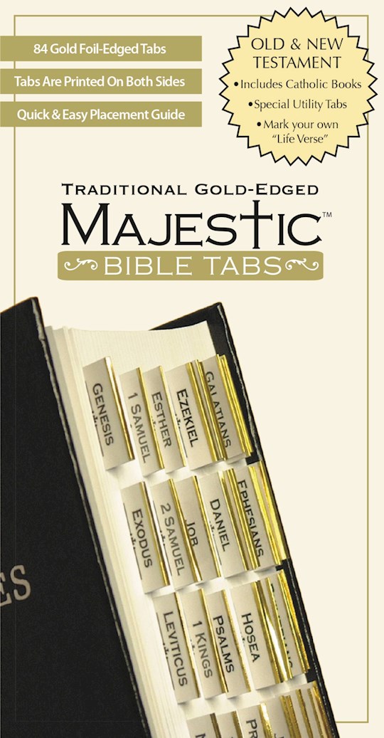 {=Bible Tab-Majestic-Traditional Gold Edged}
