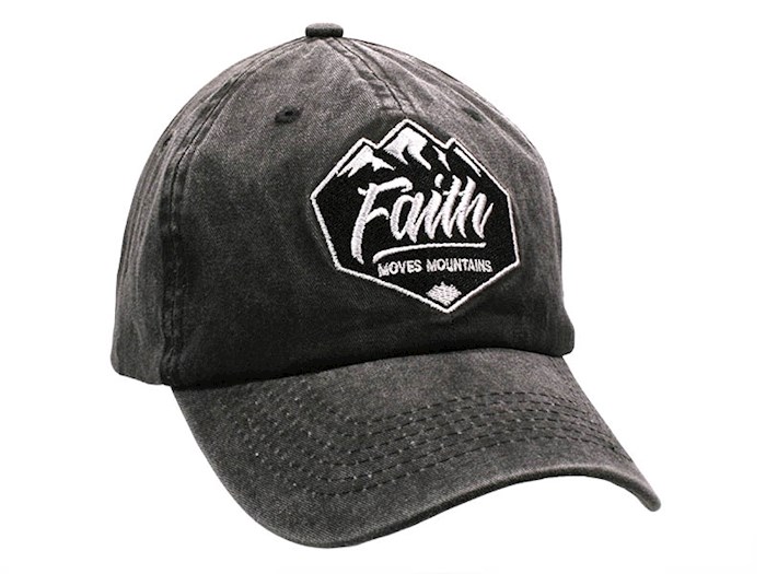 {=Cap-Faith Moves Mountains-Grey}