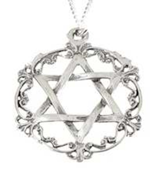 {=Necklace-Star Of David (Queen Esther) (Sterling Silver)-20" Chain}