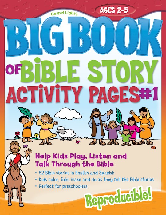 {=Big Book Of Bible Story Activity Pages #1 w/CD-ROM (Ages 2-5)}