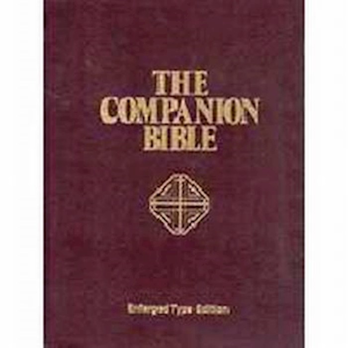 {=KJV Companion Bible-Large Print-Burgundy Hardcover}