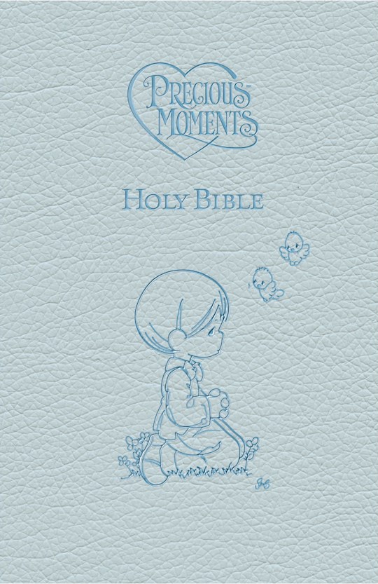 {=ICB Precious Moments Holy Bible-Blue LeatherSoft}