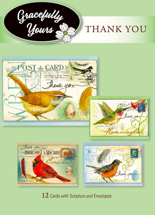 {=CARD-BOXED-THANK YOU-GRATEFUL HEARTS #014 (BOX OF 12)}