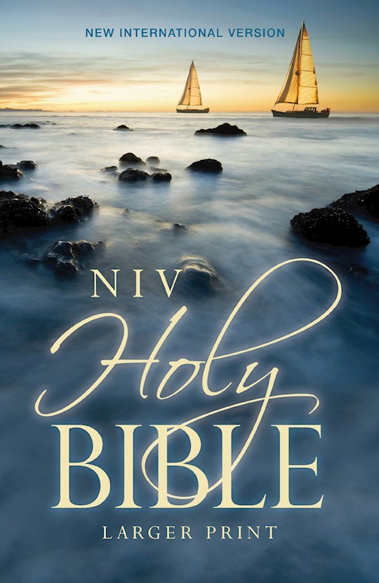 {=NIV Larger Print Bible-Ocean Softcover }