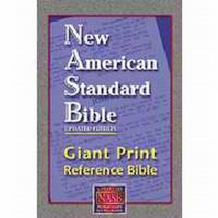 {=NASB 1995 Giant Print Reference Bible-Burgundy Leathertex}