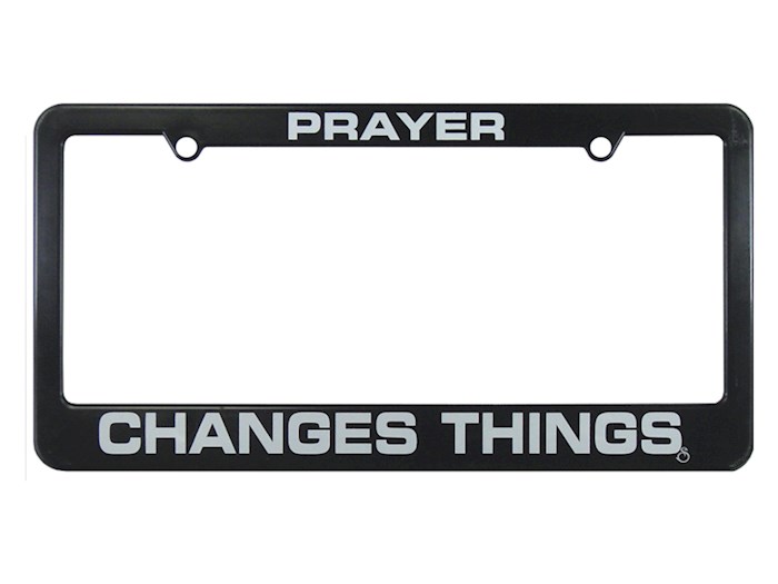 {=Auto Tag Frame-Prayer Changes Things-Black}