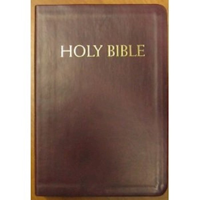 {=NABRE Catholic Companion Bible-Burgundy Imitation Leather}