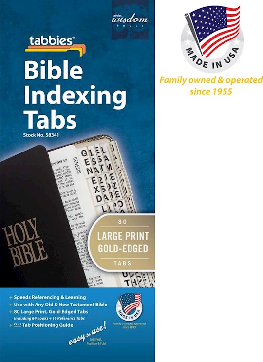 {=Bible Tab-Large Print-Old & New Testament-Gold}