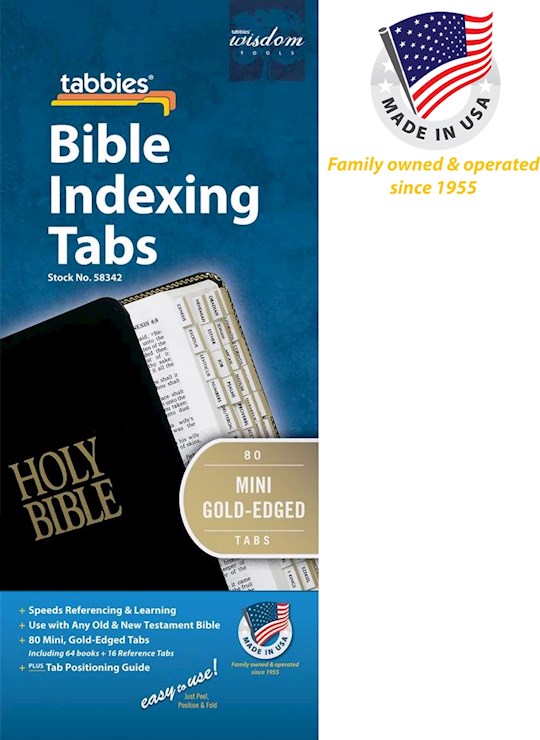 {=Bible Tab-Mini Tabs-Old & New Testament-Gold}