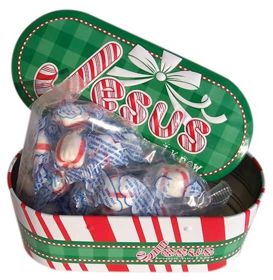 {=Candy-Jesus Christmas Tin (4 Oz)}