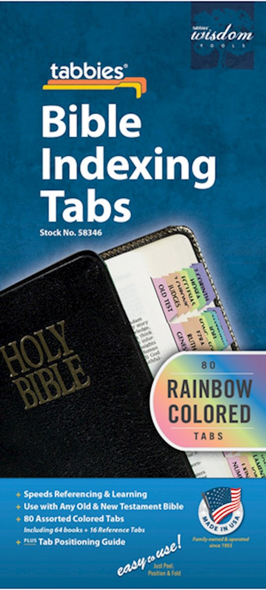 {=Bible Tab-Rainbow-Old & New Testament W/Catholic Books}